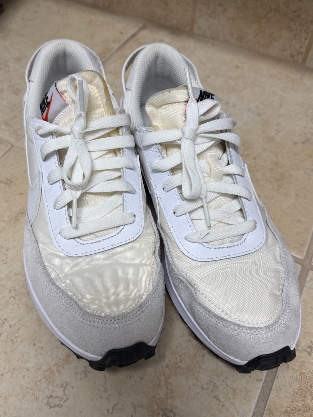 Nike White Waffle Retro Sneakers